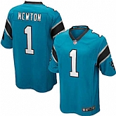 Nike Men & Women & Youth Panthers #1 Cam Newton Blue Team Color Game Jersey,baseball caps,new era cap wholesale,wholesale hats